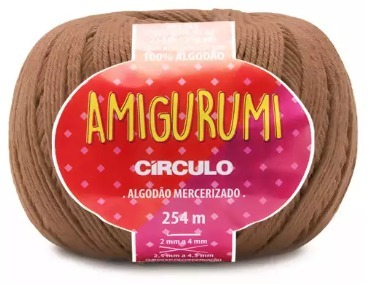 LINHA AMIGURUMI BEGE/MARROM